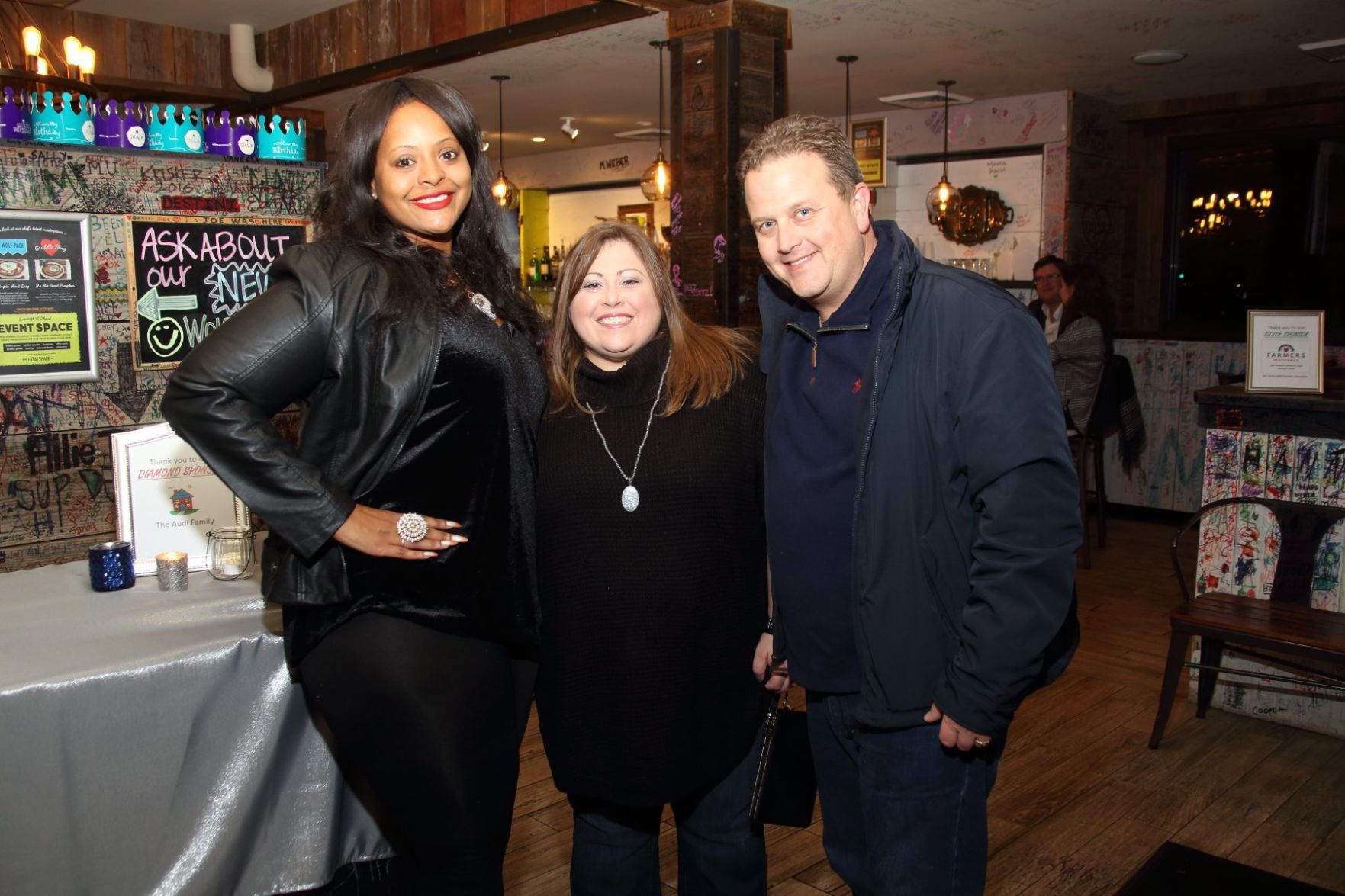 Anisha Moorhead, Lisa and Todd Broadbent